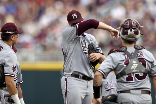 Jack Leiter strikes out 8 in Vanderbilt's Game 1 CWS finals win 