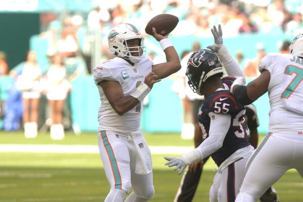 Miami Dolphins vs. Houston Texans Inactives: Who's Playing in the