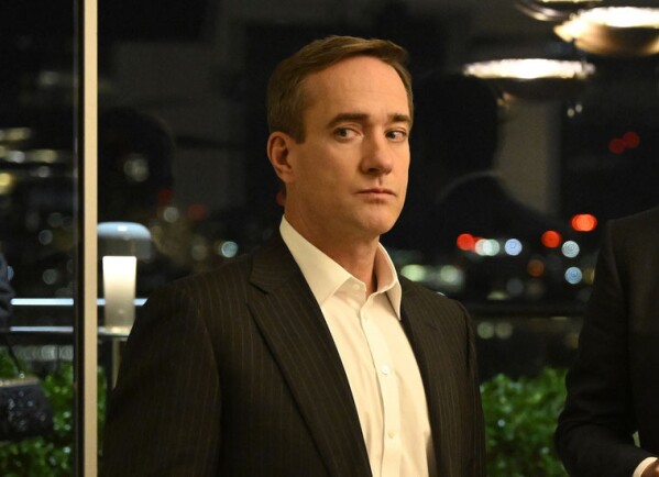 This image released by HBO shows Matthew Macfadyen in a scene from 