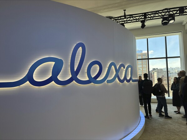 People attend Amazon's event where the new Alexa was unveiled.