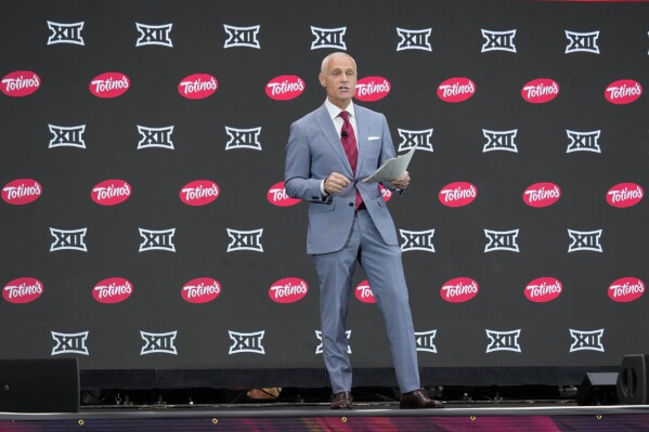 Commissioner Brett Yormark says Big 12 has solidified itself as one of  nation's top 3 conferences | AP News