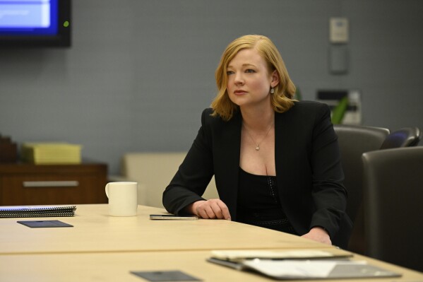 This image released by HBO shows Sarah Snook in a scene from 