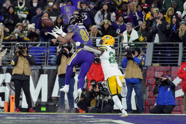 Packers clinch division after Ravens' 2-point try fails