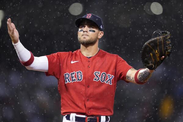 J.D. Martinez, Hunter Renfroe lift Red Sox over Royals 6-2 amid delays