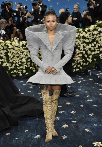  Tailoring Black Style" exhibition on Monday, May 5, 2025, in New York. (Photo by Evan Agostini/Invision/AP)