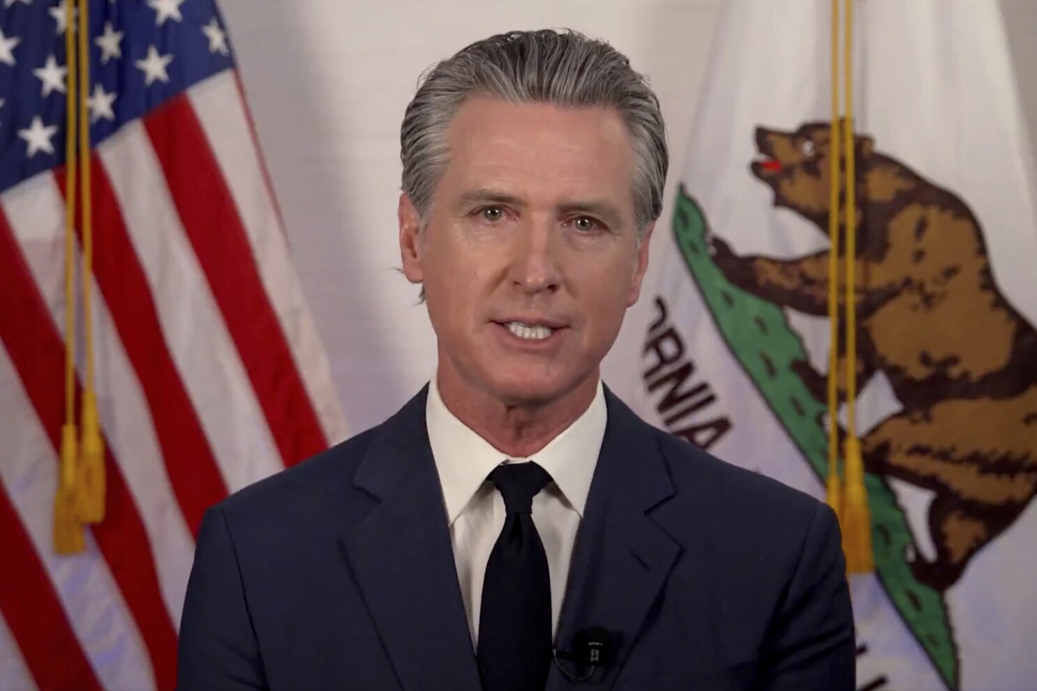 California Gov. Newsom says Trump is a threat to democracy