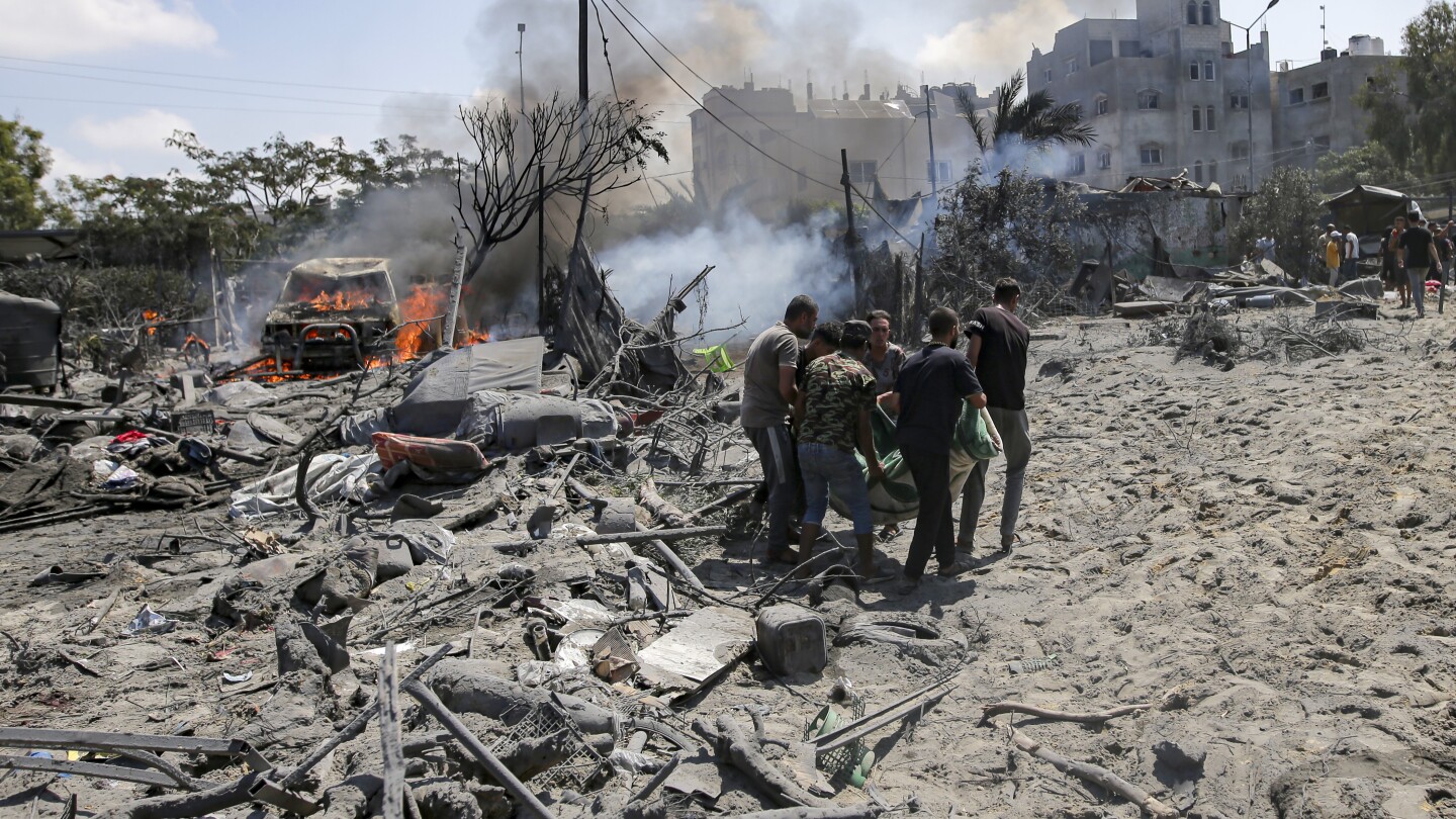 Israeli strike objectives the Hamas army commander and kills a minimum of 90 in southern Gaza