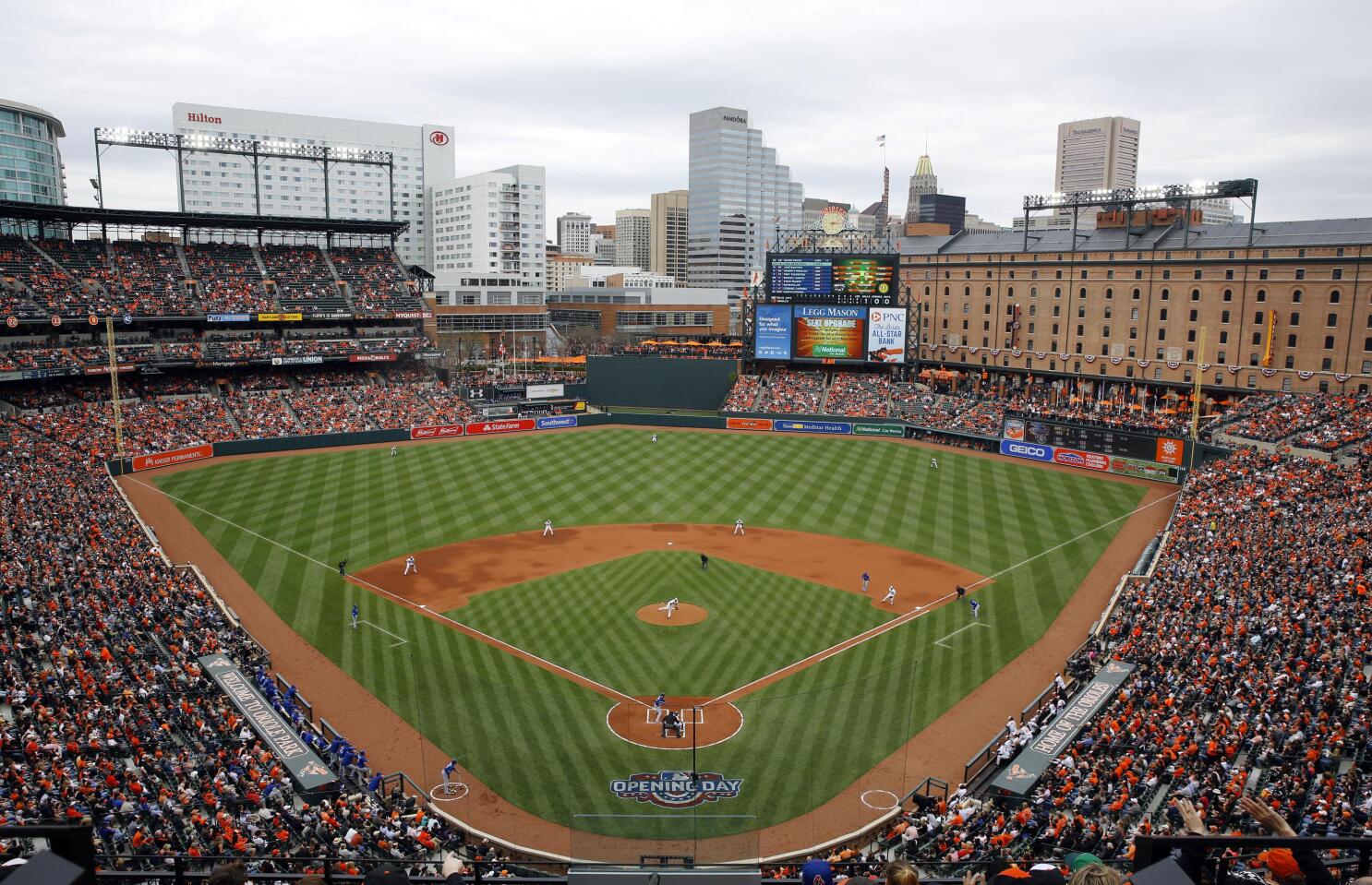 Orioles moving LF fence back at Camden Yards