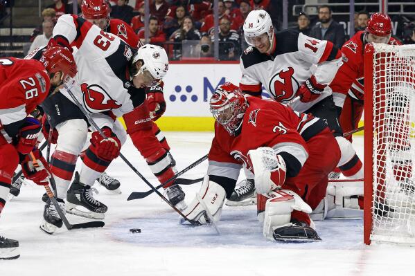 Hurricanes sail to easy win over Devils in Game 1 of second round