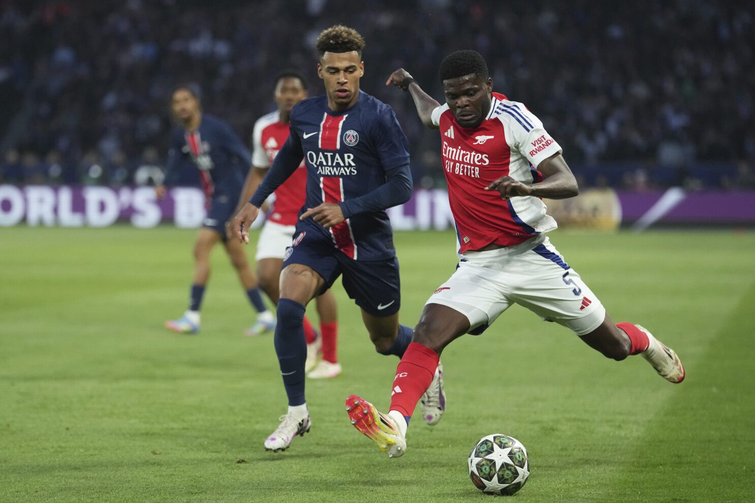 Arsenal in talks with Partey over new deal as Jorginho and Sterling depart