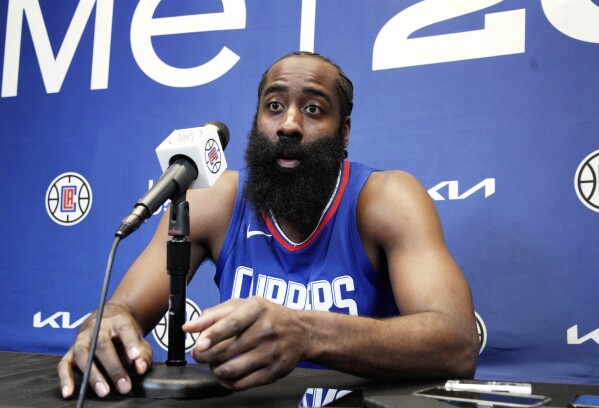 James Harden showed up in Philly last night wearing an usual