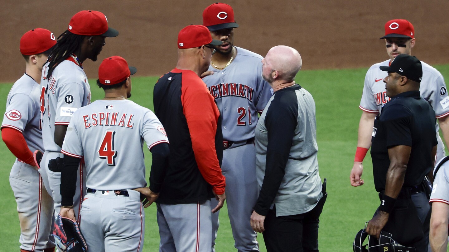 Reds put ace right-hander Hunter Greene on injured list with groin strain