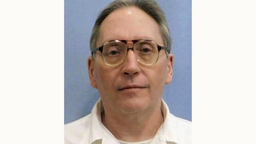 This undated photo provided by the Alabama Department of Corrections shows James Barber. A federal appeals court on Wednesday, July 19, 2023, refused to stop Barber's upcoming execution in Alabama, rejecting his argument that the state has a history of botched lethal injections. Barber, 64, is scheduled to be put to death Thursday evening, July 20, at a south Alabama prison, in the first execution scheduled in the state since Gov. Kay Ivey paused them in November for an internal review. (Alabama Department of Corrections via AP)