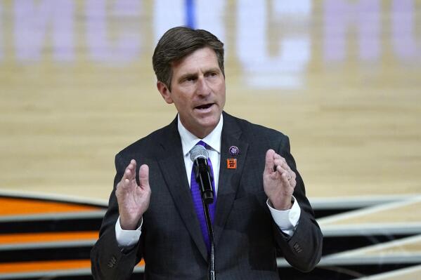 Arizona Democratic U.S. Rep. Greg Stanton appears at an event, Wednesday, July 6, 2022, in Phoenix. The incumbent Stanton faces Republican challenger Kelly Cooper in the upcoming 2022 general election. (AP Photo/Ross D. Franklin)