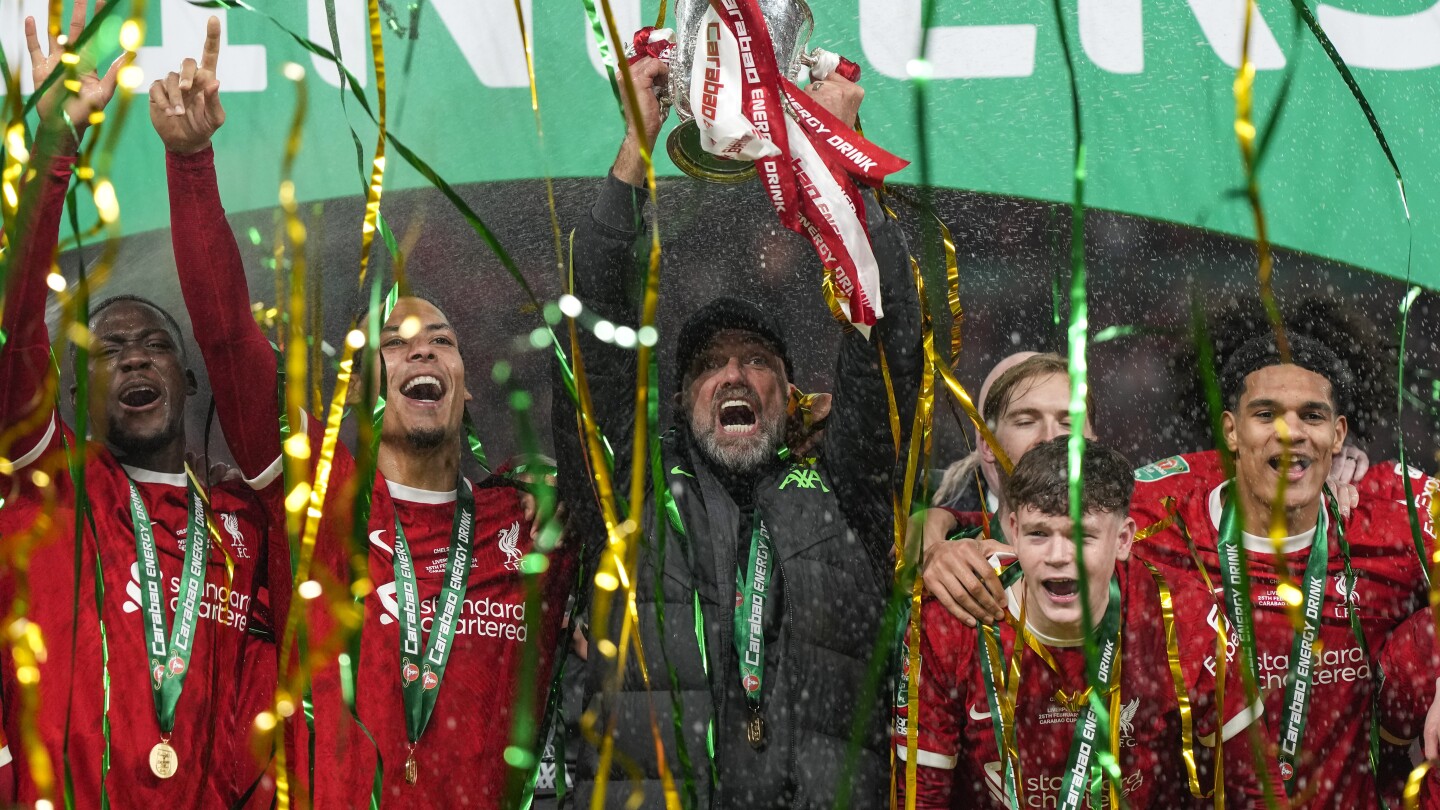 Klopp savors his ‘most special trophy’ as Liverpool wins the English League Cup