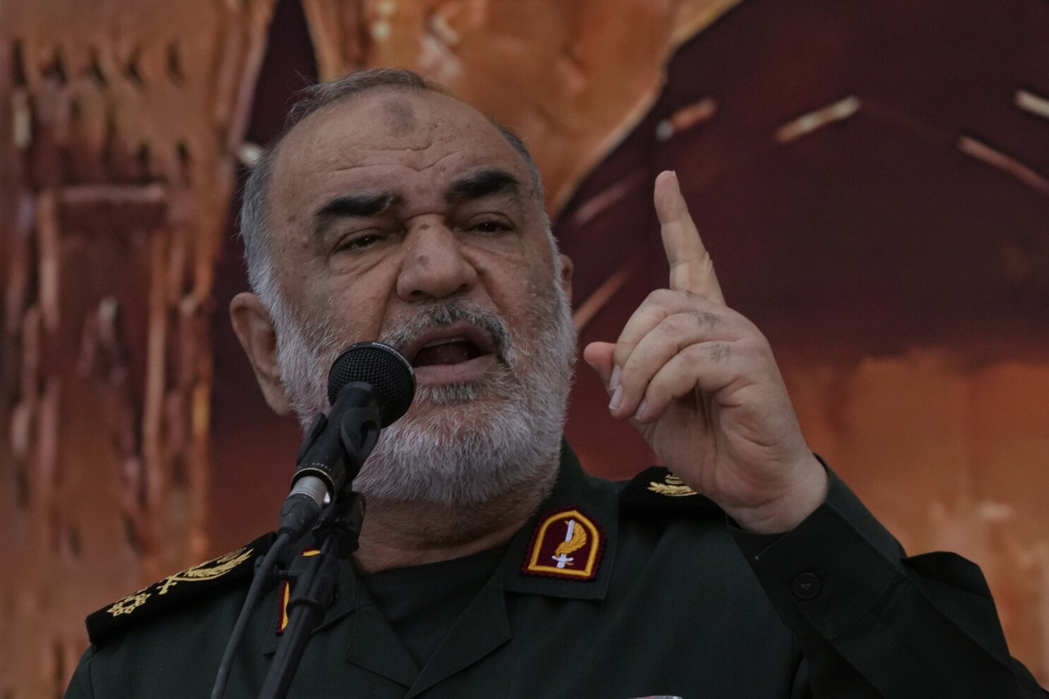 Who was Gen. Hossein Salami, chief of Iran's Revolutionary Guard?