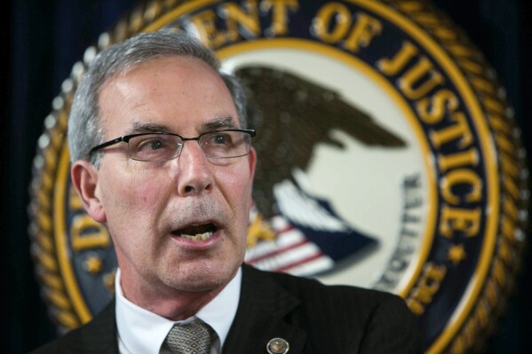 FILE - U.S. Attorney David Weiss speaks during a press conference on May 3, 2018, at his district office in Wilmington, Del. Attorney General Merrick Garland announced Friday, Aug. 11, 2023, he is appointing a special counsel in the Hunter Biden probe, deepening the investigation of the president's son ahead of the 2024 election. Garland said he is naming David Weiss, the U.S. attorney in Delaware who has been probing the financial and business dealings of the president's son, as the special counsel. (Suchat Pederson/The News Journal via AP, File)