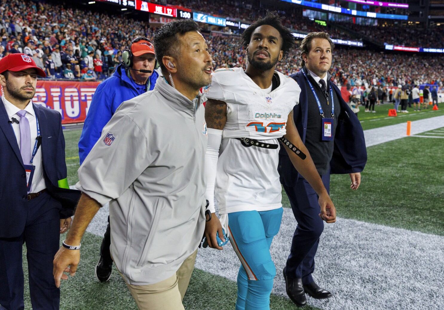 Dolphins receiver Jaylen Waddle ruled out of Sunday's game vs