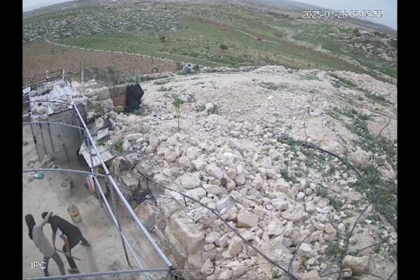Israeli settlers noticed on digital camera assaulting a Palestinian village. Police arrest most effective Palestinians