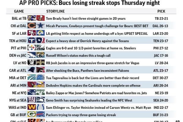 NFL picks for Week 2