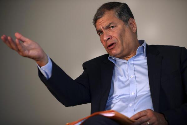 Exiled ex-Ecuador president doesn't exclude political return | AP News