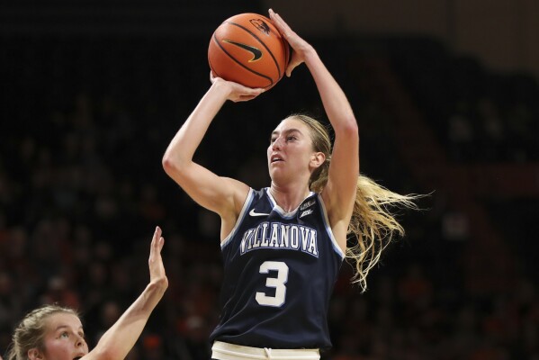 Scoring sensation Lucy Olsen transfers to Iowa. Ex-Villanova player helps  fill void of Caitlin Clark | AP News