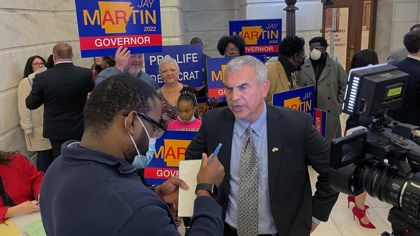 Former Arkansas state Rep. Jay Martin announces bid for Supreme Court chief justice