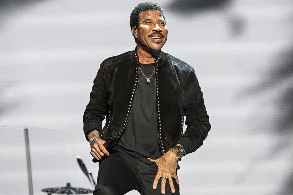 FILE - Lionel Richie performs at KAABOO Texas in Arlington, Texas on May 10, 2019. Richie is among this year’s first time nominees for induction into the Rock & Roll Hall of Fame. (Photo by Amy Harris/Invision/AP, File)