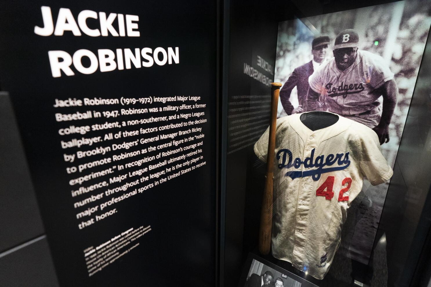Robinson stepped to the plate in Jersey City and into the history