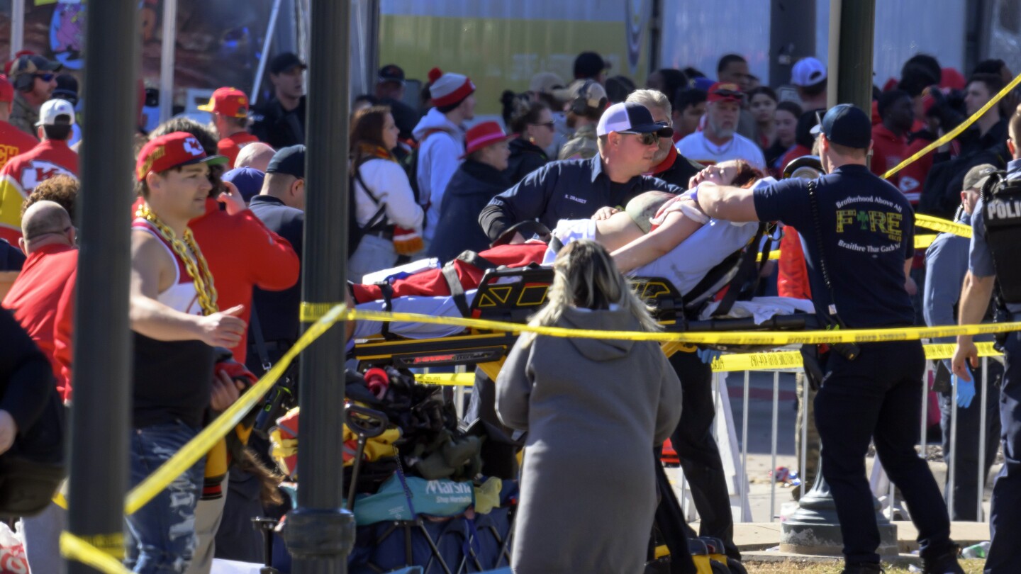 Gunfire at Chiefs’ Super Bowl celebration kills 1 and wounds nearly two-dozen, including children