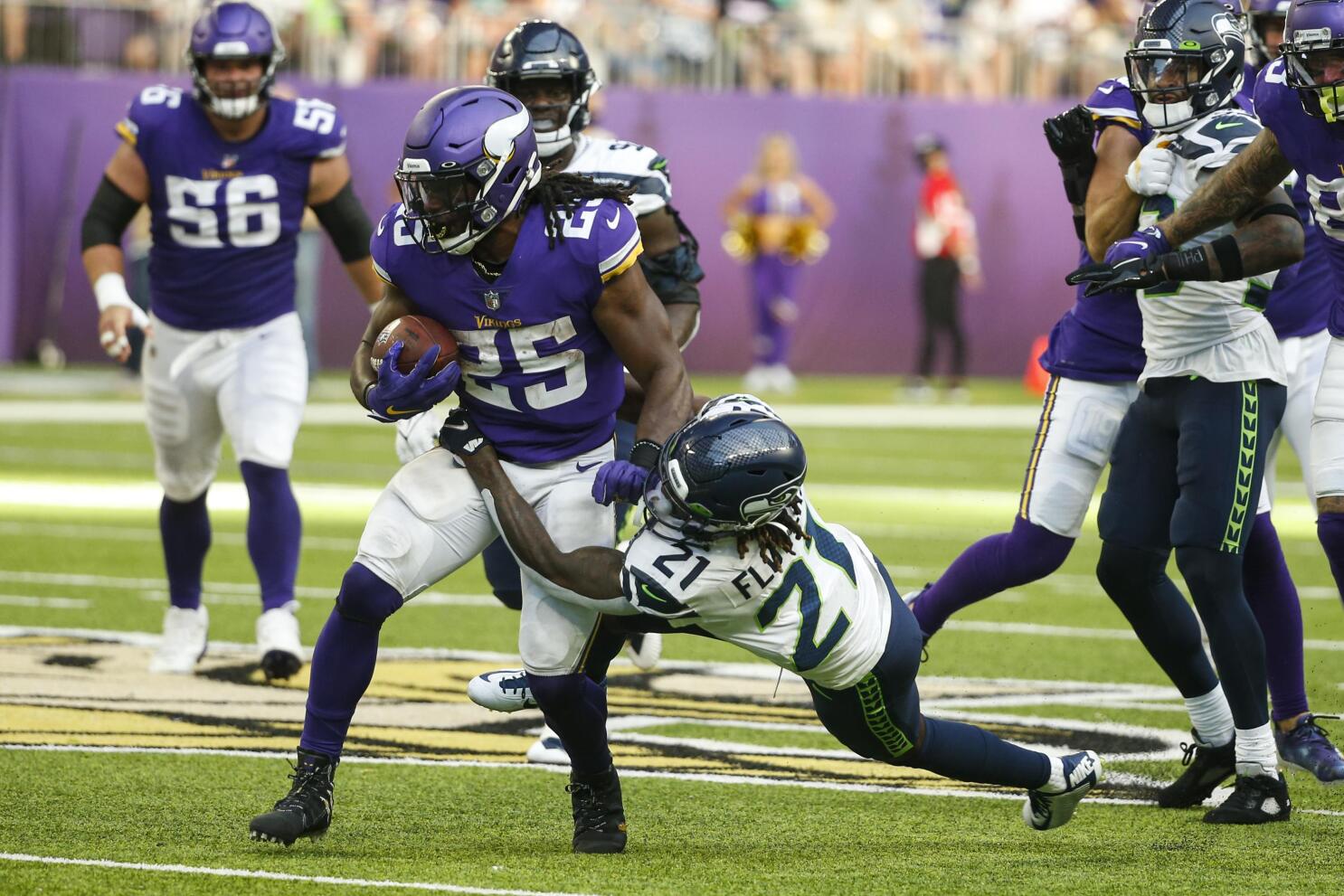 It is ridiculously cold at the Vikings-Seahawks game