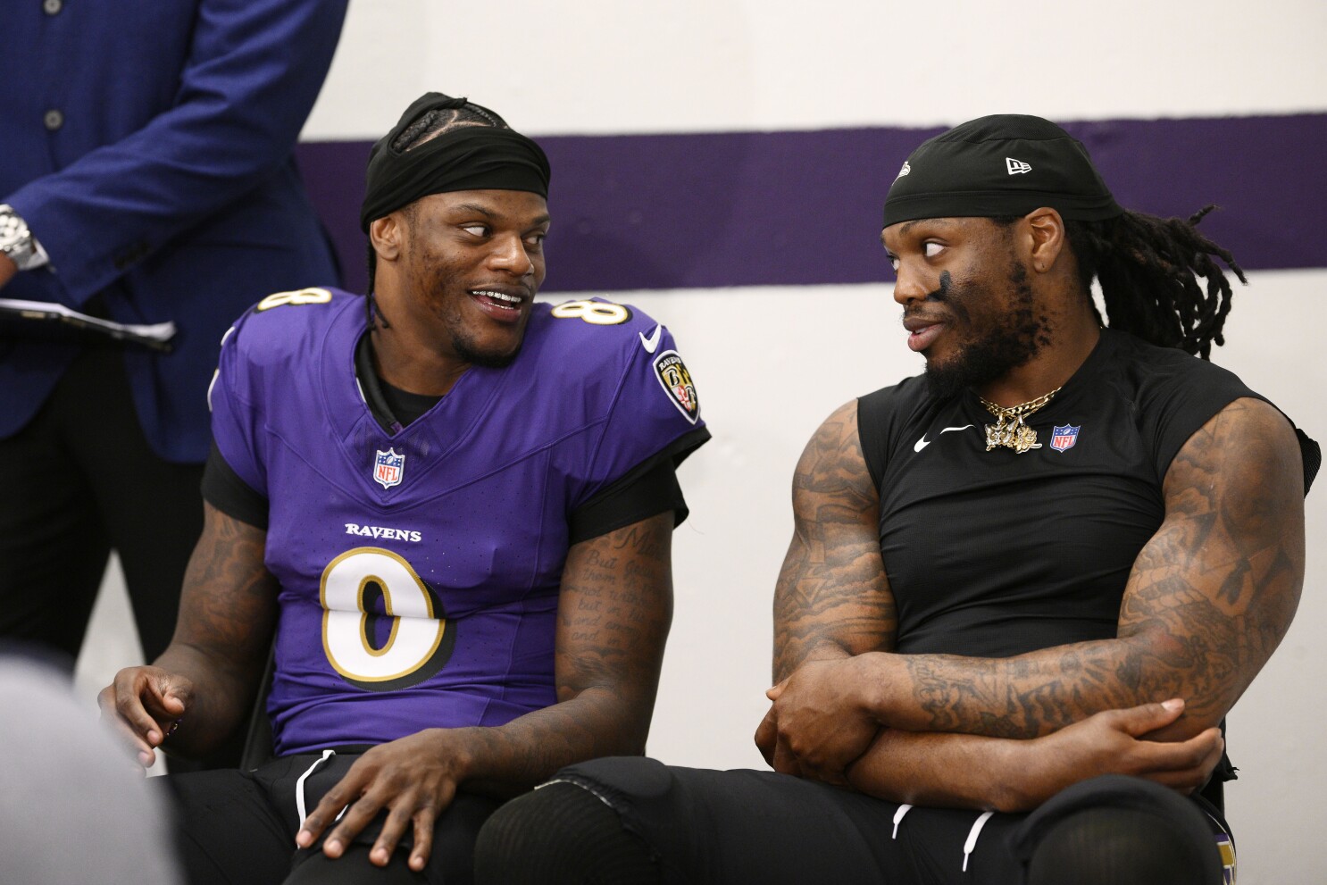The Lamar Jackson-Derrick Henry tandem has taken Baltimore's offense to new  heights | AP News