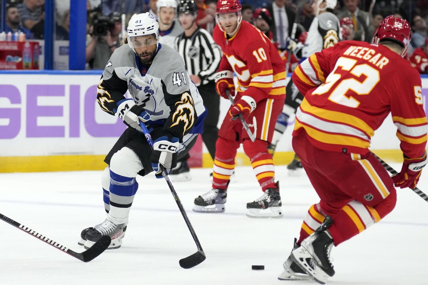 Even on record-setting night, Lightning's Pierre-Edouard Bellemare takes no  game for granted
