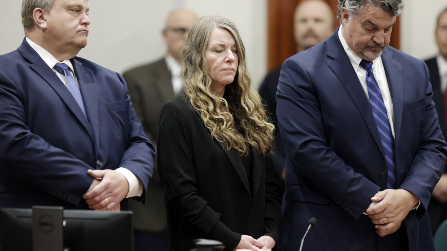 Idaho mom Lori Vallow Daybell faces sentencing in deaths of 2 children and her romantic rival - The Associated Press