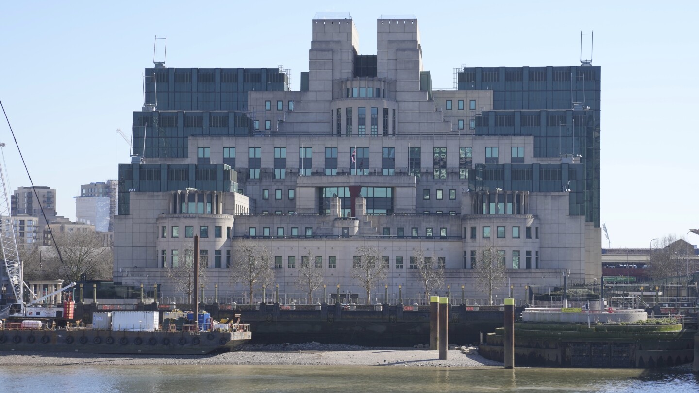 Britain’s MI6 spy agency gets its first female chief