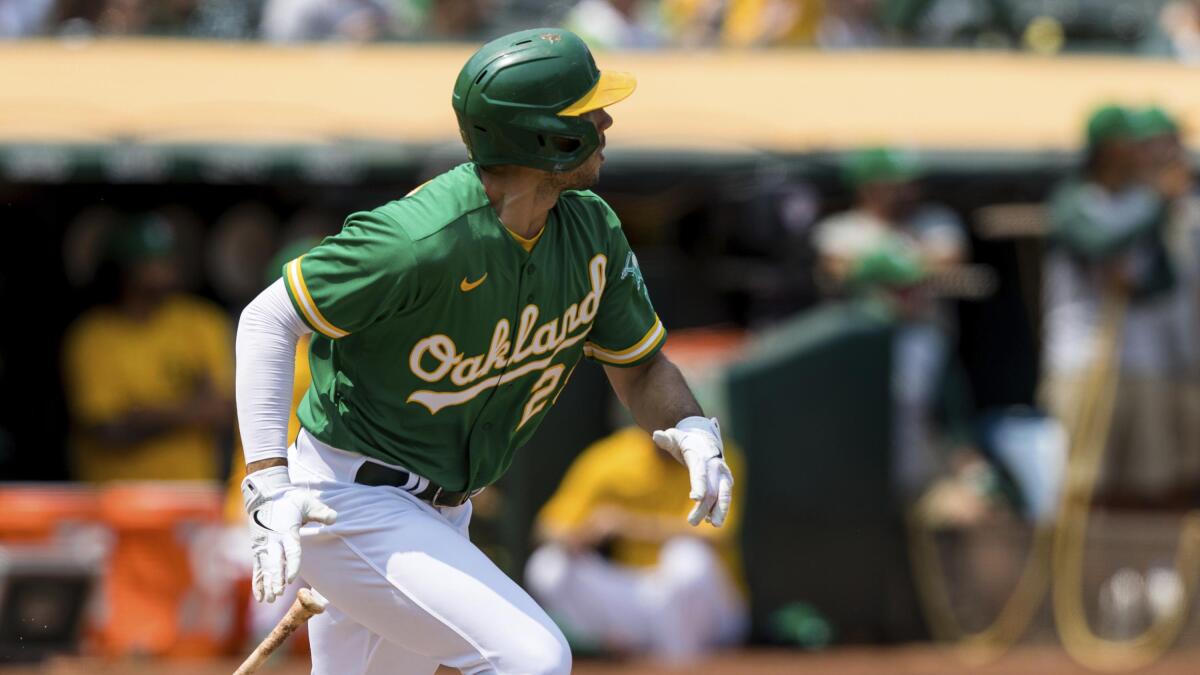 Olson, A's Romp 12-3, Hand Rangers 13th Straight Road Loss – NBC 5