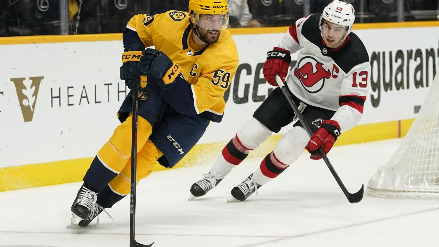Healthy Nico Hischier excited to lead the way with Devils