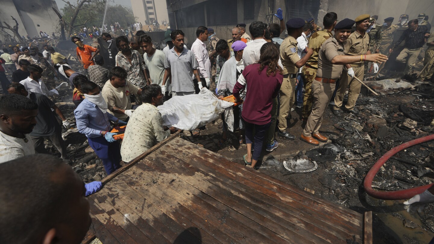 London-bound Air India flight with more than 240 aboard crashes after takeoff from Ahmedabad, India