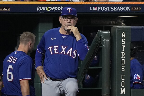 Bruce Bochy is back in the postseason with the Texas Rangers. He