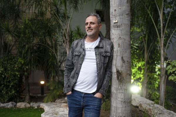eitan gonen, whose daughter romi was abducted by hamas militants on oct. 7, 2023, poses for a portrait in tel aviv, israel, tuesday, jan. 28, 2025. (ap photo/ohad zwigenberg)