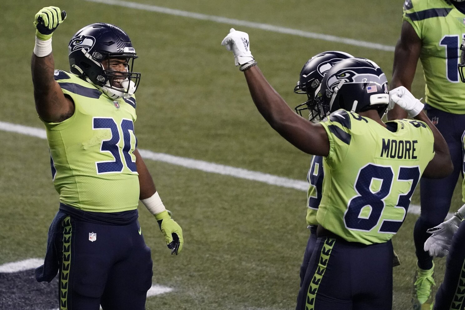 Seahawks' David Moore not sulking about dropping pass