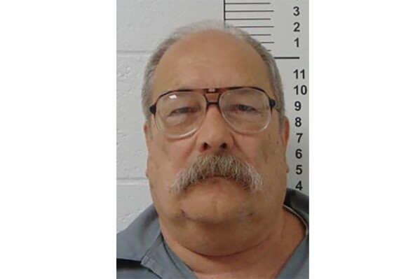 FILE - This photo provided by Missouri Dept. of Corrections shows David Hosier. Hosier, who is scheduled to be executed next month, was hospitalized Thursday, May 16, 2024, after suffering what a corrections official called a medical emergency. .(Missouri Dept. of Corrections via AP)
