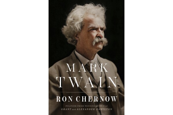 This cover image released by Penguin Press shows "Mark Twain" by Ron Chernow. (Penguin Press via AP)