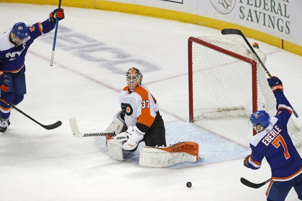 Islanders Defeat Flyers and Head to Conference Finals for First Time Since  1993 - The New York Times