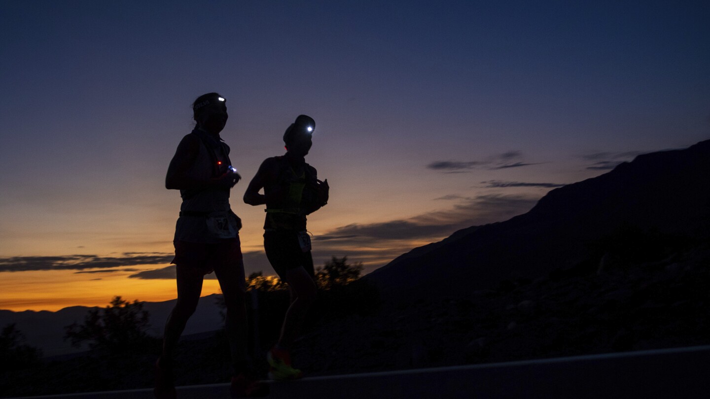 Runners start the annual Death Valley Ultramarathon, considered the toughest race in the world