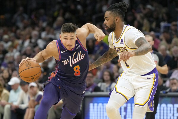 Grayson Allen leads balanced effort for Suns, who pull away late for  123-113 win over Lakers | AP News