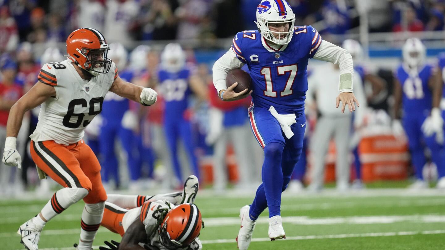 Cleveland Browns slip past the Buffalo Bills, end four-game losing