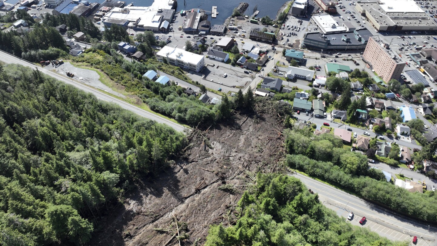 Landslide in Alaska claims 1 life and 3 injuries in Ketchikan