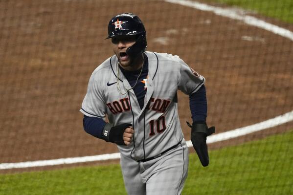 Back with Astros, Gonzalez makes loud impact with soft hit