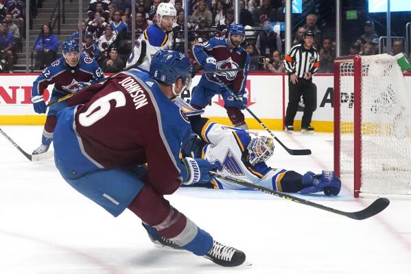 Blues release schedule for second-round series with Avalanche